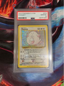 PSA 10 Chansey #015 Classic Collection Pokemon