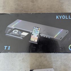 RGB Monitor Riser With USB 3.0 Hub