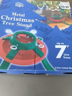 new live  Christmas tree stand 