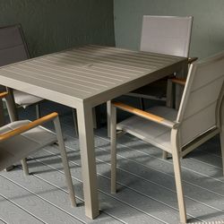 OUTDOOR SET 39" TABLE,30" HIGH