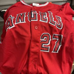 New Mike Trout Jersey YXL