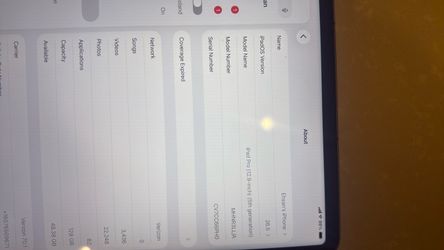 iPad Pro 12.6 inch 5th Generation