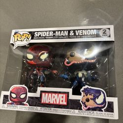 Funko Pop Disney D23 Expo 2024 Marvel Spider-Man & Venom 2 Pack Vinyl Figure
