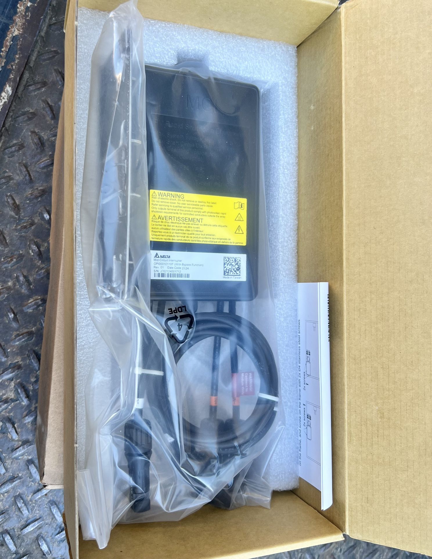 New Delta Solar Mid Circuit Interrupter Rapid Shutdown MCI