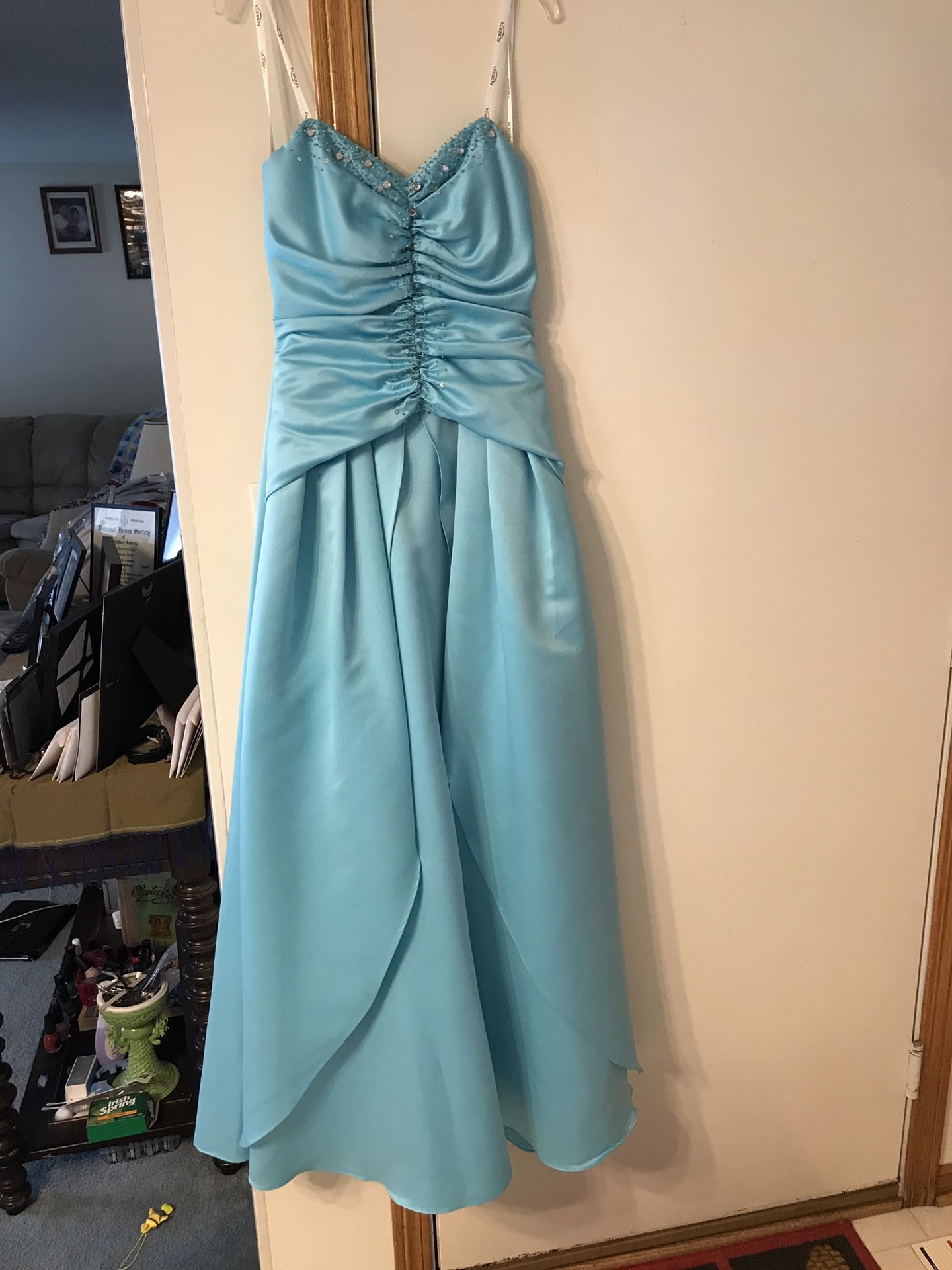 Strapless Prom Dress