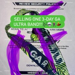 3-Day GA Ultra Wristband