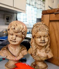 Antique Vintage Book Ends