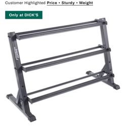 Fitness Gear 3-Tier Dumbbell Rack
