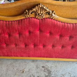Walnut wood carved Antique Louis XV Style