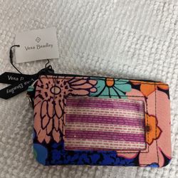 Vera Bradley keychain card holder