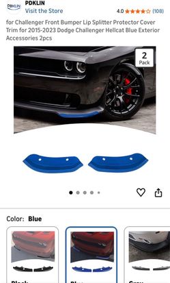 Dodge challenger lip splitter