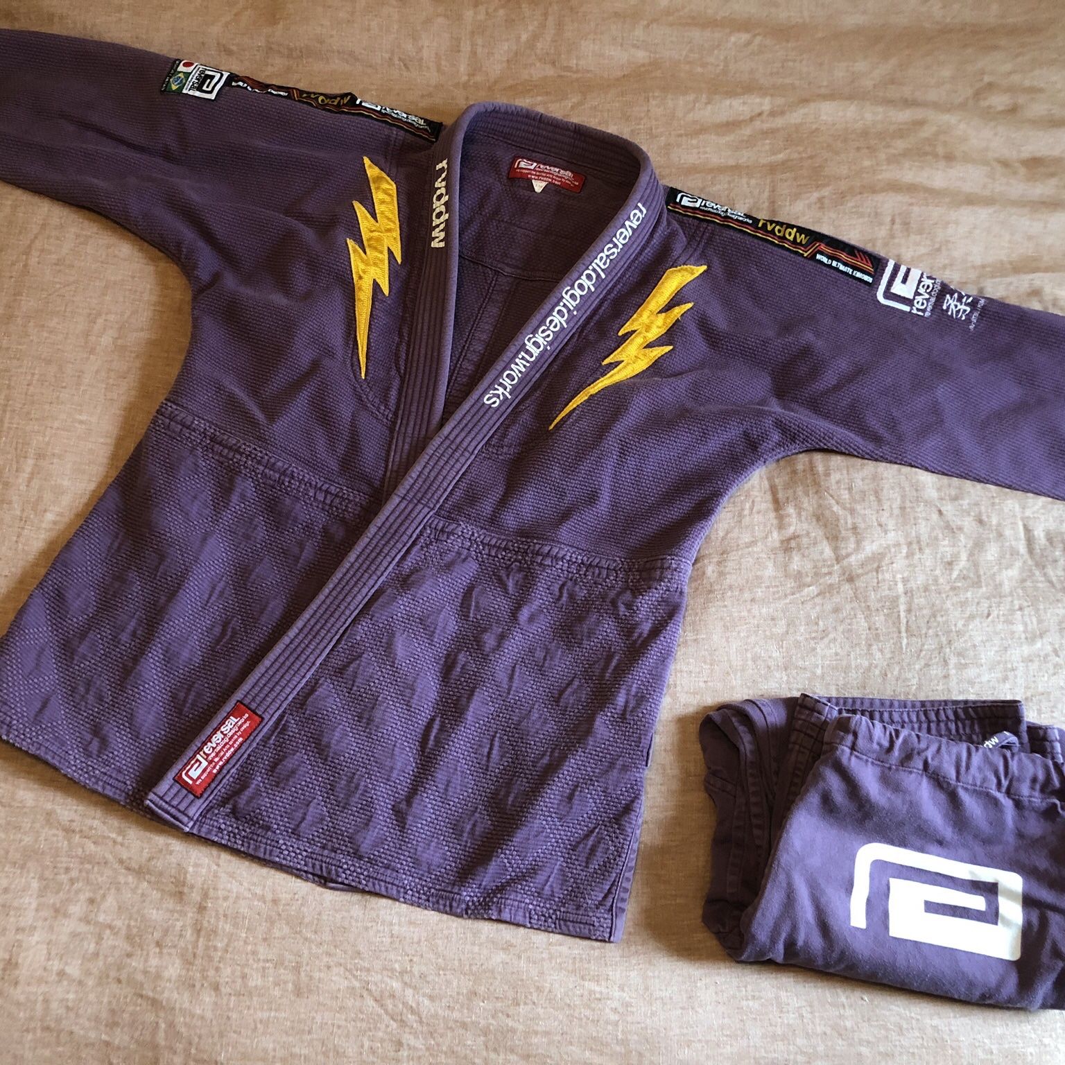RVDDW x Isami Flash Double Weave Gi BJJ Jiu Jitsu gi size A2 half 
