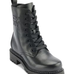 DKNY Rommily Lace-Up Combat Boots – Women’s US 11 