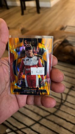 Jesse Love Panini Select NASCAR Trading Card