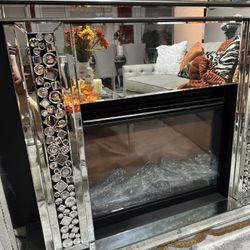 Electro Fireplace Glass