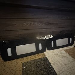 07-14 Chevy Sun Visors Wrapped In Black Suede 