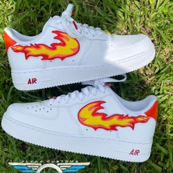 Le Flames Custom Af1s