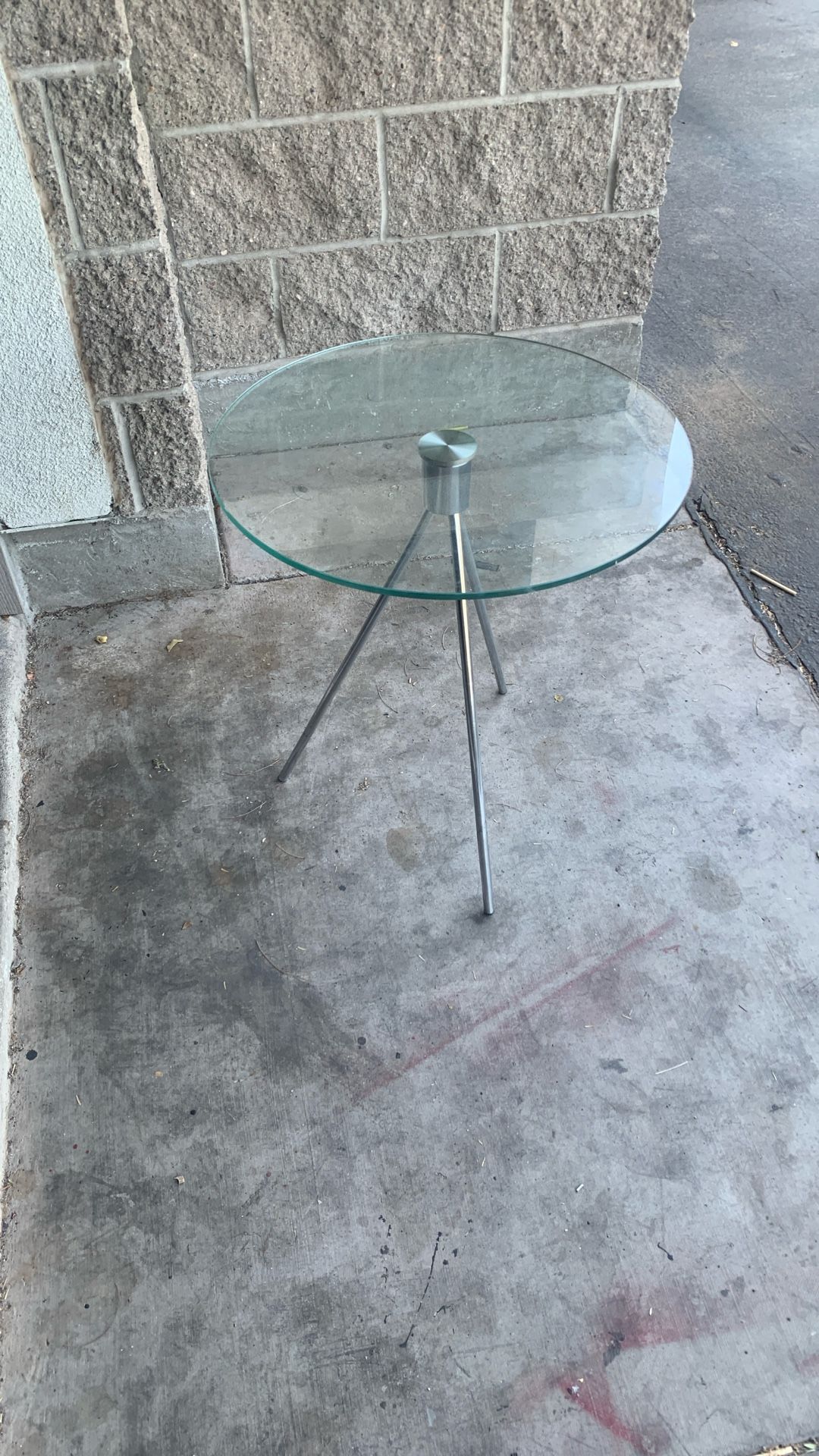 Glass table