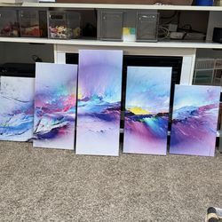 5 Piece Landscape Picture Set