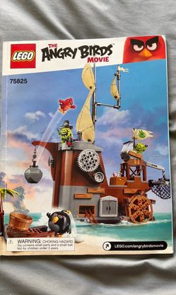 Lego angry birds piggy pirate ship instructions
