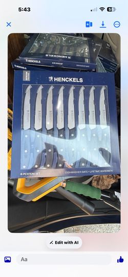 Henckels kitchen knife’s brand new