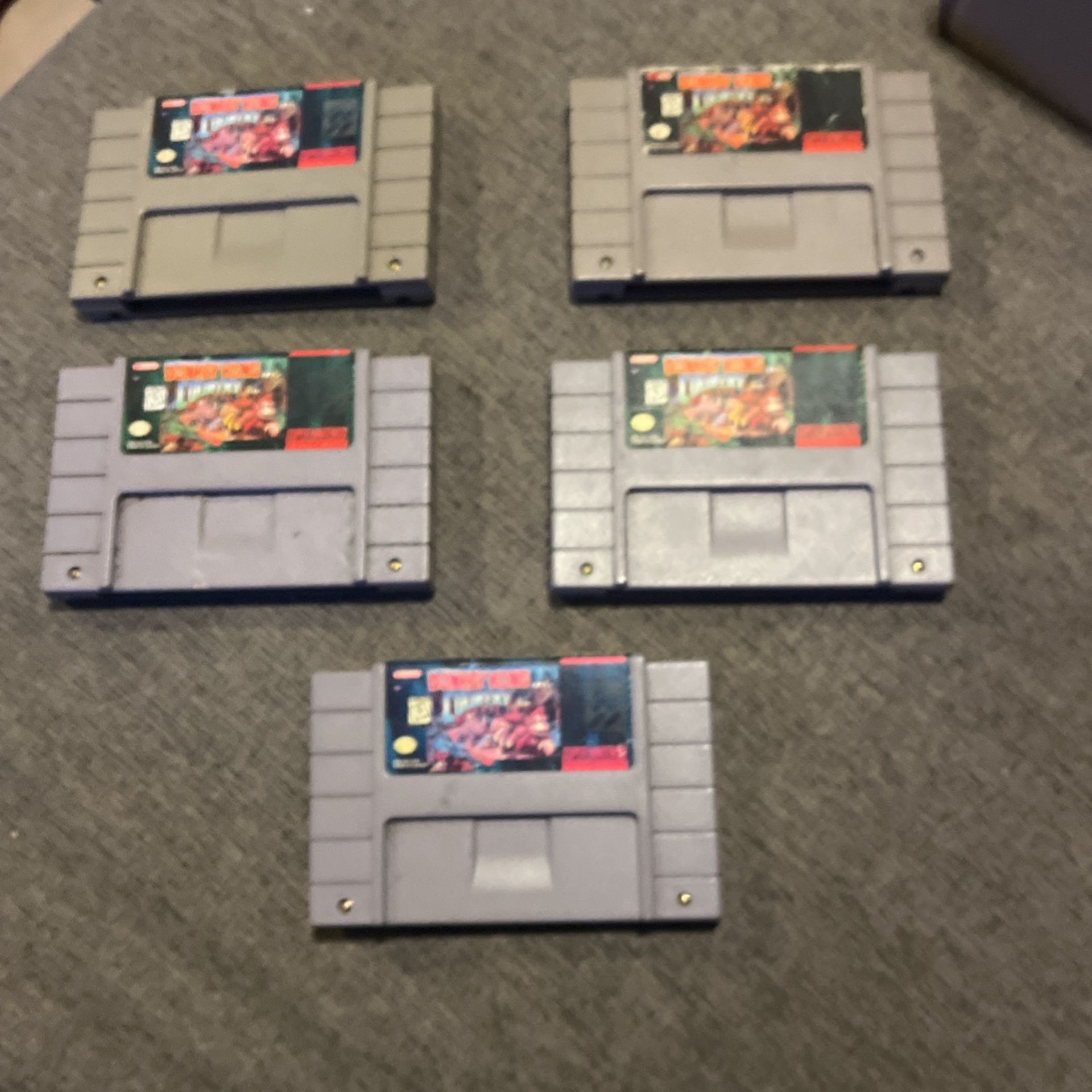 Super Nintendo Donkey Kong Country Games