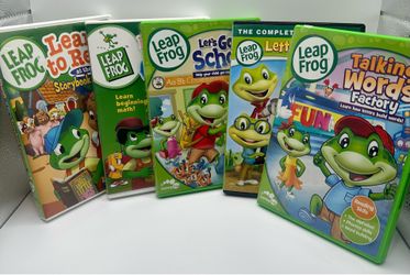 LeapFrog Educational DVD Bundle | 5 DVDs | Letter Factory, Talking Words, Math, Reading & Preschool