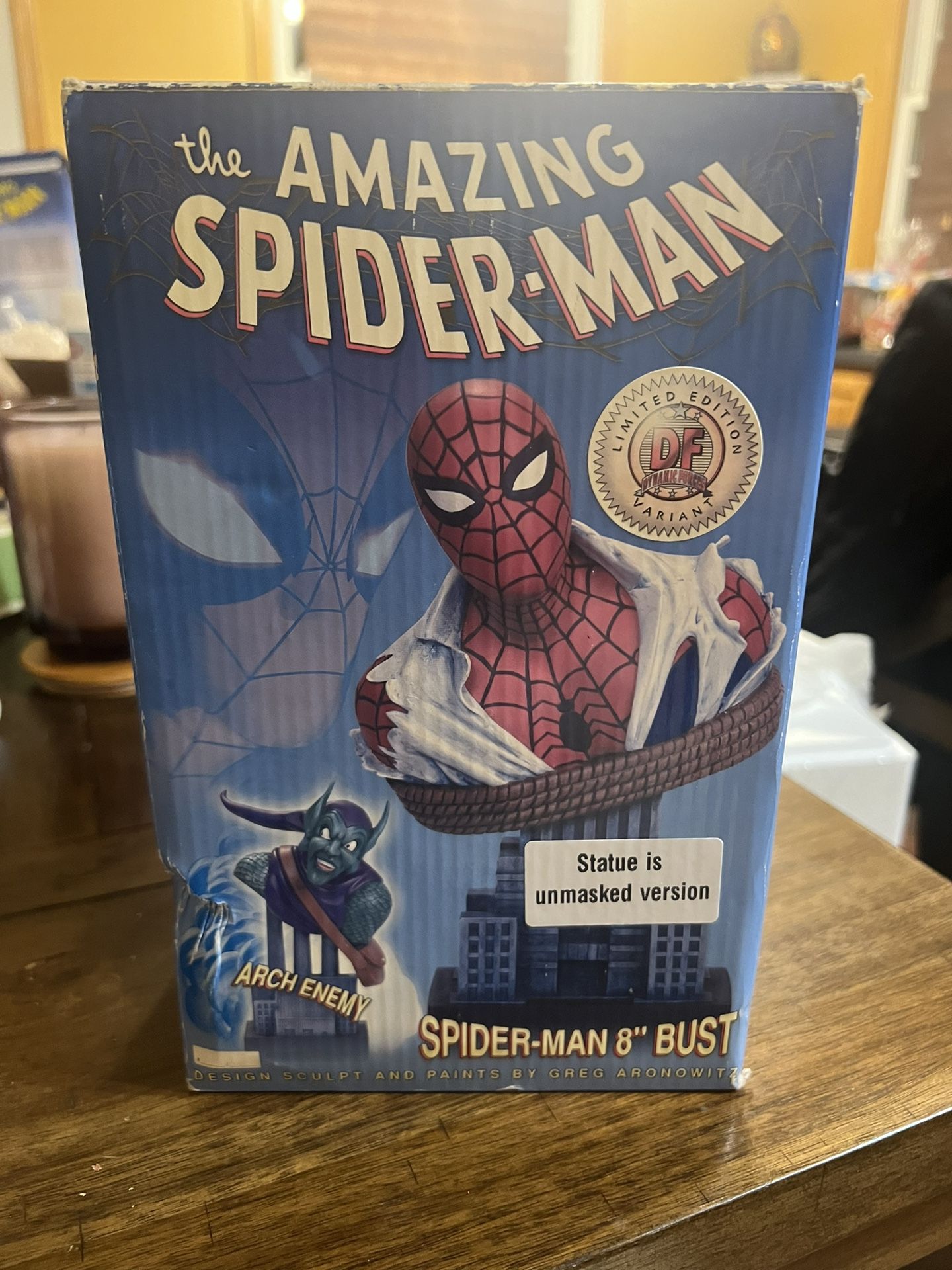 The Amazing Spider-Man 8” Statue (rare Unmasked) 