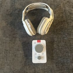 White Xbox Astro A40 Headset w/ Mixamp TR 