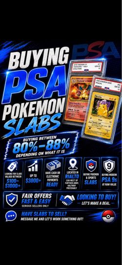 PSA10 BUYING POKEMON SLABS!!