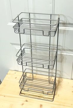 3-Tier Metal Wire Storage Rack
