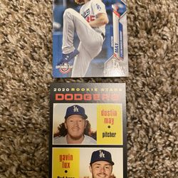 Baseball Dustin May Rookie Cards
