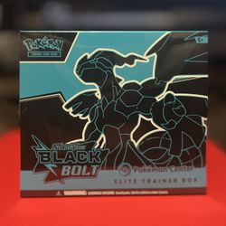 Pokémon - Black Bolt - Elite Trainer Box (Pokémon Center Exclusive) Sell Or Trade*