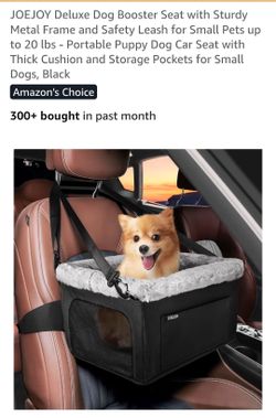 Dog car seat
