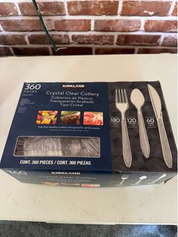FORKS ONLY - Kirkland Clear Cutlery