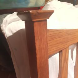 Antique Oak Twin Bed Frame