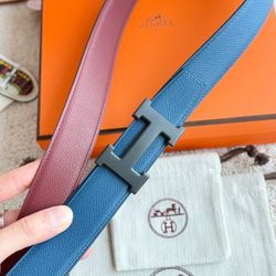 Hermes Reversible Belt 