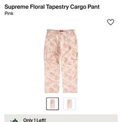 Supreme Floral Tapestry Cargo Pants 