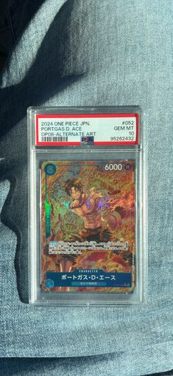 Portgas.D.Ace [Alternate Art] OP08-052 One Piece Two Legends PSA 10