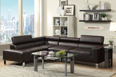 Leather Sectional Set $999.99 or as low as $35.77 per week.. please visit (iNeedBed. info) for more details