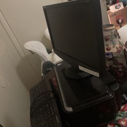 Monitor Printer And Keyboards 