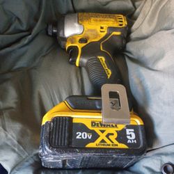 DeWalt Brushless Impact Driver Plus 5ah Battery