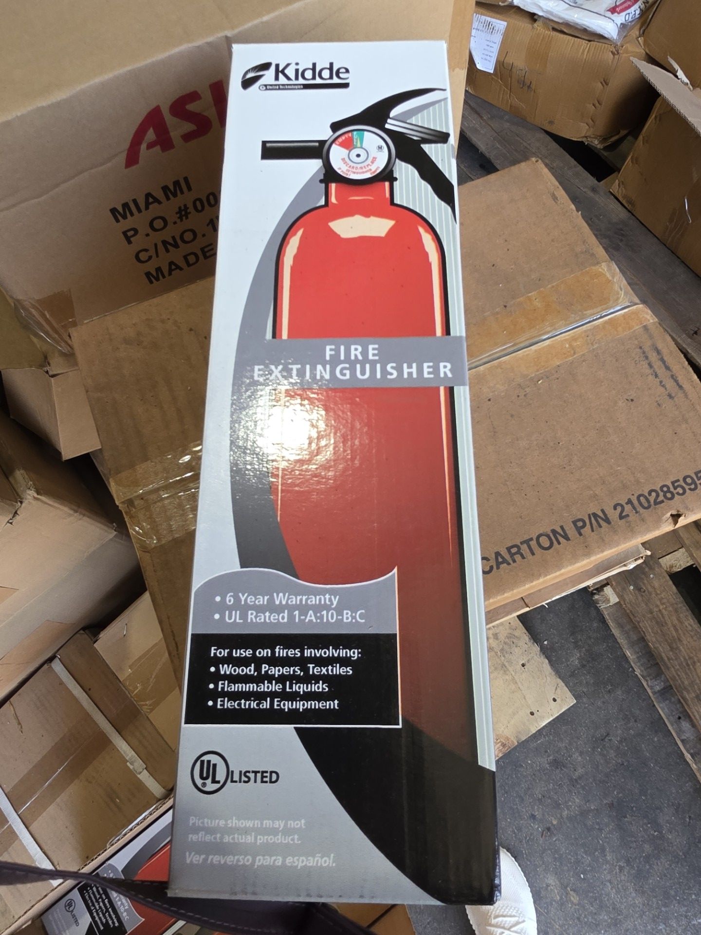 Fire Extinguisher – New in Box (Kidde, UL Listed)