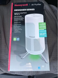 Honeywell HEPA Air Purifier for Home, 900 Ft² Rooms in 1 Hour, Designer Series