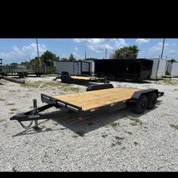 New 7×18 WORLDWIDE TRAILER Car Trailer