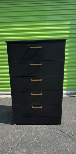 Black Chest W Golden Handles 💫