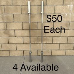 5ft Barbell for Strength Training, 2 Inch Bar for Squats, Curls, Deadlifts, Presses, Hip Thrusts