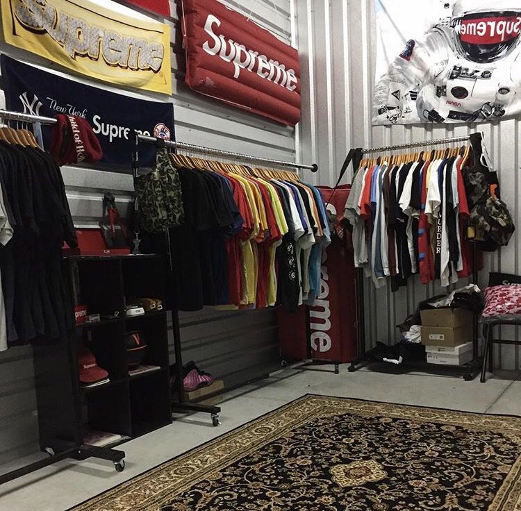 Buy, sell, trade pop up store. Tons of Supreme, Bape, and Palace and much more.