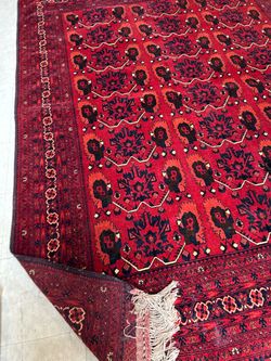 7x10 feet antique Bokhara handmade rug