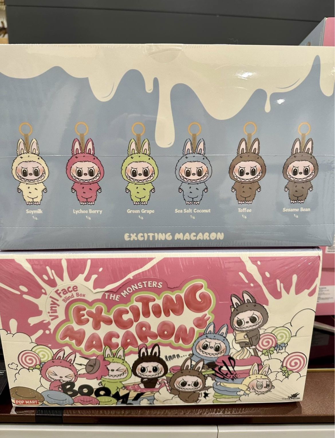 POP MART LABUBU Exciting Macaron Vinyl Plush FULL SET SEALED BOX